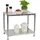 shelfr Schwerlastregal Edelstahl 61x36x50 cm grau 2 Ebenen