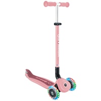 Authentic sports & toys Globber Go-Up Active Lights 3-in-1 Kinderfahrzeug, Farbe: Pastelrosa-Rosa