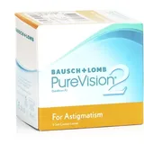 Bausch + Lomb PureVision2 HD 6 St. / 8.90 BC / 14.50 DIA / -3.75 DPT / -1.25 CYL / 180° AX