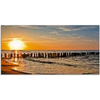 ARTland Artland, Schöner Sonnenuntergang am Strand Strand, (1 St.),