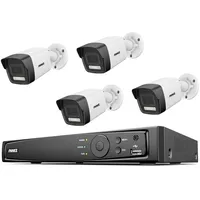 Annke N48PAW+I91DD*4+2T LAN IP-Überwachungskamera-Set 8-Kanal mit 4 Kameras 4096 x 3072 Pixel