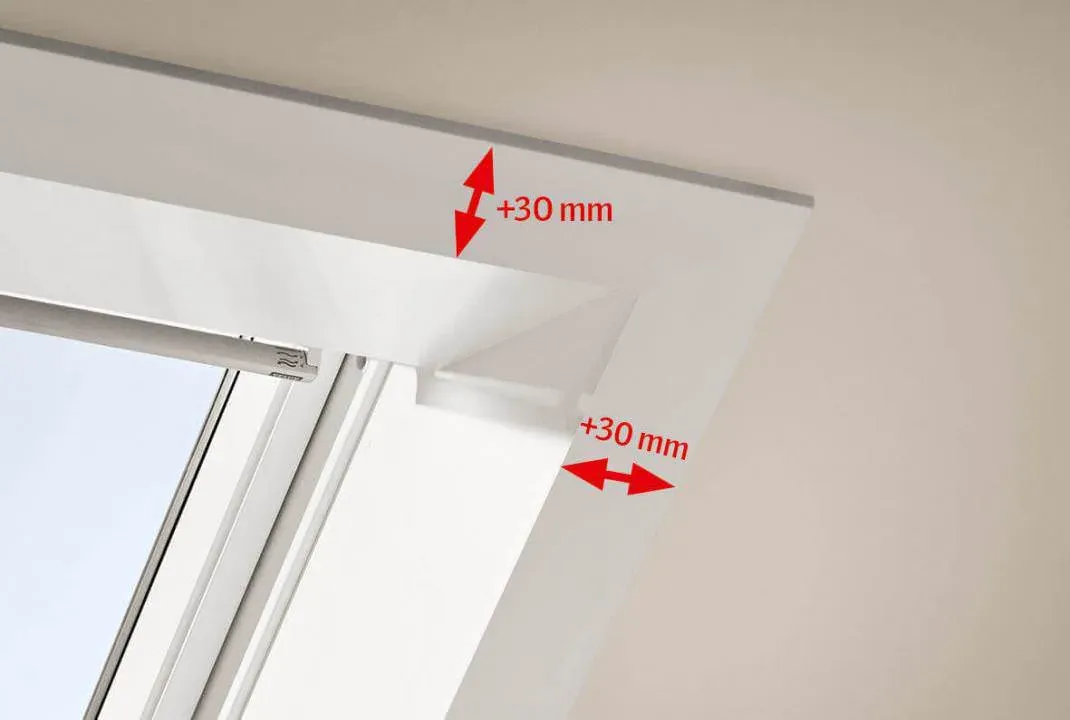 VELUX Renovierungskit Innenfutter,zus. Abdeckleisten 87mm LSW  PK208 2000