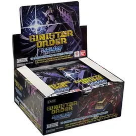 Bandai Namco Entertainment Digimon Card Game EX-10 Sinister Order Display (24 Packs)