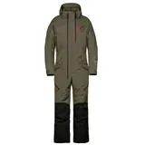 Scott DS-I Dryo 2023 Damen 1-Teiler Snowmobil Kombi, rot-grün, Größe XL