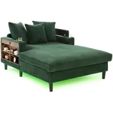 Lvhom Relaxliege, Grün, Textil, 129x70x170 cm, Wohnzimmer, Sessel, Relaxliegen