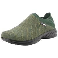 UYN Herren 3D Ribs Sabot Wool Black Sole Sneaker, Military Green, 47 EU