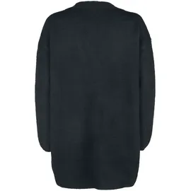 URBAN CLASSICS Chunky Fluffy Knit Cardigan Schwarz XS