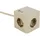 Mican Steckdosenwürfel Plug Box Gold 2 St.