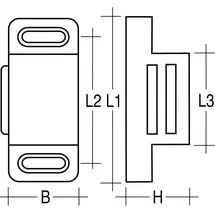 FP Magnetschnäpper 4Kg 4 x 4 x 4 cm