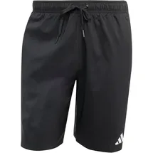 adidas 3-Streifen 8-Inch Badeshorts Black / White M