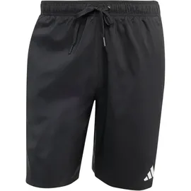 adidas 3-Streifen 8-Inch Badeshorts Black / White M