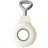 DELSCHEN Schirmständer Abschlußring mit 3-fach Adapter Weiß