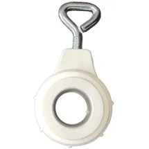 DELSCHEN Schirmständer Abschlußring mit 3-fach Adapter Weiß
