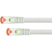 Python Series Patchkabel mit Rastnasenschutz (RNS) und Nylongeflecht S/FTP, Cat.6 5 m),