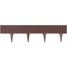 Prosperplast Ibra Rasenkante 390 x 390 x 18,65 cm 1 Stück braun