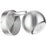 ledscom.de Wand-Leuchte TAURI, einflammig inkl. LED GU10 Lampe (weiß, 5,3W, 504lm, 50°)