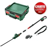 Bosch Power for All 18V Maschinenpaket inkl. Akku-Kit  (Teleskop-Heckenschere UniversalHedgePole 18 & gratis Systembox) + BAUHAUS Garantie 5 Jahre auf elektro- oder motorbetriebene Geräte