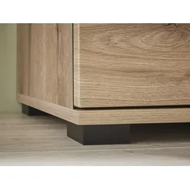 INOSIGN »modernes TV-Unterteil, Kommode in Eiche Evoke oder weiß« schwarze Stangengriffe, ausreichend Stauraum, vielseitig einsetzbar