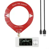 HpLive Mini-Radio SI4732 ,0.5-108mhz Taschenradio, mit Empfänger und Rahmenantenne für ESP-32-S3(white)