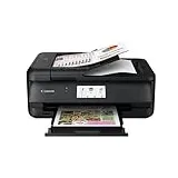Canon PIXMA TS9550a Kabelloser A3-Farb-All-in-One-Tintenstrahl-Fotodrucker – A3 Drucken, Kopieren, Scannen – ADF, Touchscreen – WLAN, Ethernet, Cloud-Link-Konnektivität – Multimedia-Unterstützung