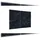 ALLboards Herdabdeckplatte Schneidebrett 2er Set 52x30 cm schwarz