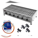 ChattenGlut Gasbräter 6-flammig 22kW Tischgerät Edelstahlrost mit DGUV