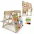 Juskys Klettergerüst Mini für Kinder Holz Natur