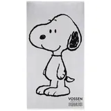 VOSSEN Snoopy Beach Strandtuch 100 x 180 cm schwarz