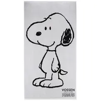 VOSSEN Snoopy Beach Strandtuch 100 x 180 cm schwarz