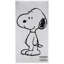 VOSSEN Snoopy Beach Strandtuch 100 x 180 cm schwarz