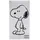 VOSSEN Snoopy Beach Strandtuch 100 x 180 cm schwarz