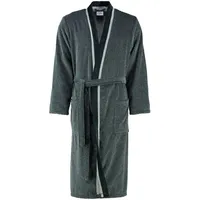 CAWÖ Bademäntel Herren Kimono 4839 silber-schwarz - 79 in silber-schwarz - 79 | Gr.: M