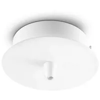 Ideal Lux Baldachin rund, Ø: 10cm, 1-fach Weiß