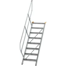 Günzburger MUNK Aluminium-Treppe Stufen 45° 8 Stufen