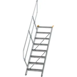 Günzburger MUNK Aluminium-Treppe Stufen 45° 8 Stufen