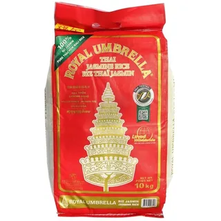 [ 10kg ] ROYAL UMBRELLA Thai Jasmin Reis  Thai Hom Mali Jasmine Rice