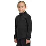 Jack Wolfskin Stehkragenpullover TAUNUS HALFZIP K schwarz 116 EU