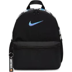 NIKE Rucksack Y NK BRSLA JDI MINI BKPK, BLACK/BLACK/HLOSLV, ONE SIZE