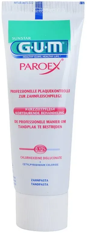 G.U.M Paroex Toothpaste Zahnpasta zum Schutz des Zahnfleisches gegen Parodontose 75 ml