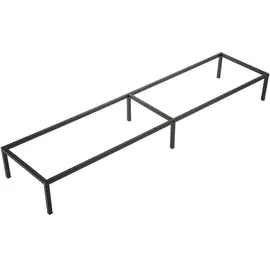 5five simply smart 5five - regalbeine metall 134x29cm mix n modul schwarz