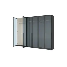 Dreamer eXpress Drehtürenschrank Dreamer 303,1 x 236 x 58 cm Schwarz