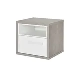 Möbel Kraft Nachtschrank Milow 45 x 40 x 42 cm Weiß