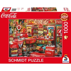 Schmidt Spiele - Erwachsenenpuzzle - Coca Cola, Nostalgie, 1000 Teile