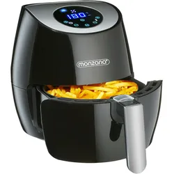 Monzana Heißluftfritteuse Energiesparend Cool-Touch Gehäuse