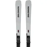 Salomon Herren All-Mountain Ski E S/MAX 12 + MI12, Silver Met./Black/White, 175