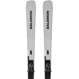 Salomon Herren All-Mountain Ski E S/MAX 12 + MI12, Silver Met./Black/White, 175