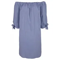 LASCANA Blusenkleid Damen blau-weiß Gr.46