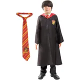 Funidelia Harry-Potter-Kostüm Offizielle mit Krawatte - Gryffindor für Jungen und Mädchen, Offizielle Lizenz, Größe 7-9 Jahre Film und Serien - Verkleidung für Kinder für Partys und Karneval