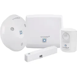 HOMEMATIC IP Smart-Home Starter-Set "Alarm", weiß, B:22cm H:14cm T:30cm, Smart-Home-Stationen