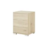 Pol-Power Pol Power Beimöbel Nachtkommode 3 Schubkästen Holzwerkstoff Dekorfolie 46x61x42 cm B: 46 H: 61 T: 42.0
